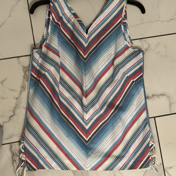 Brooks Brothers Vneck stripe tank - Picture 6 of 6